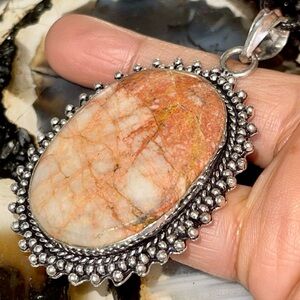 Bird’s Eye Jasper Pendant 2 1/2”